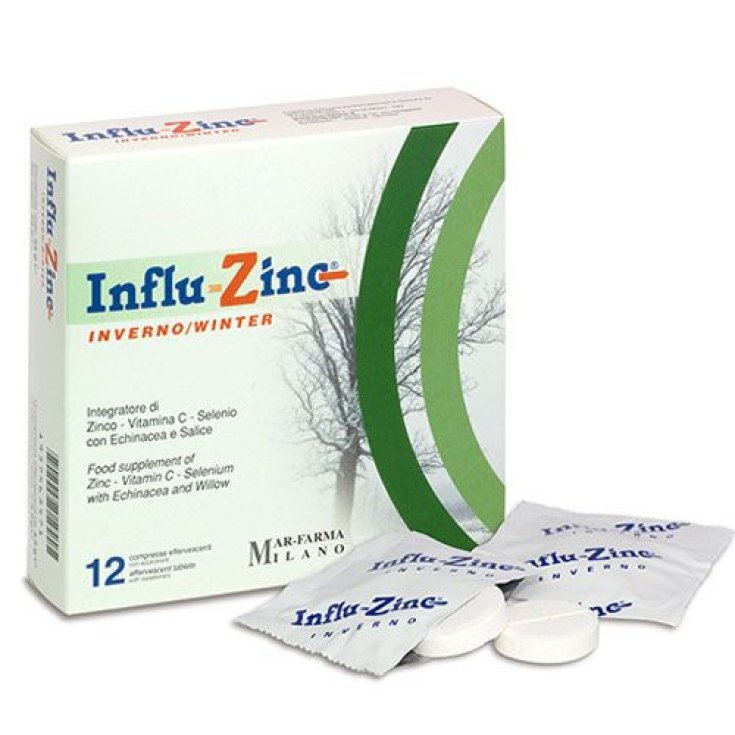 Mar-Farma Influ-Zinc Winter Nutritional Supplement 12 Effervescent Tablets