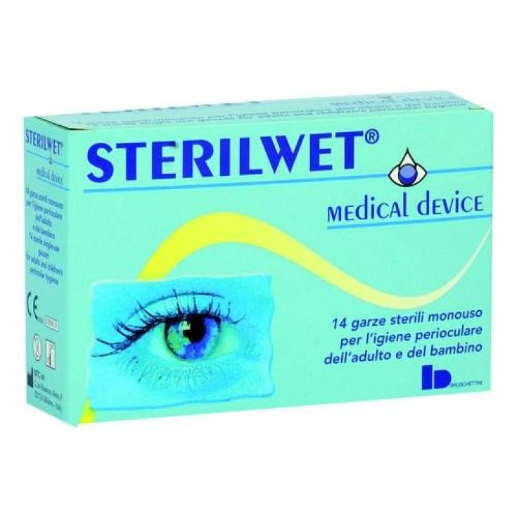 Sterilwet Bruschettini Sterilized Ophthalmic Gauze 14 Pieces