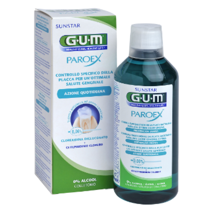 Sunstar Gum Paroex Mouthwash For Daily Prevention 500ml