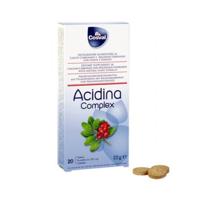 Cosval Acidina Complex Food Supplement 20 Tablets