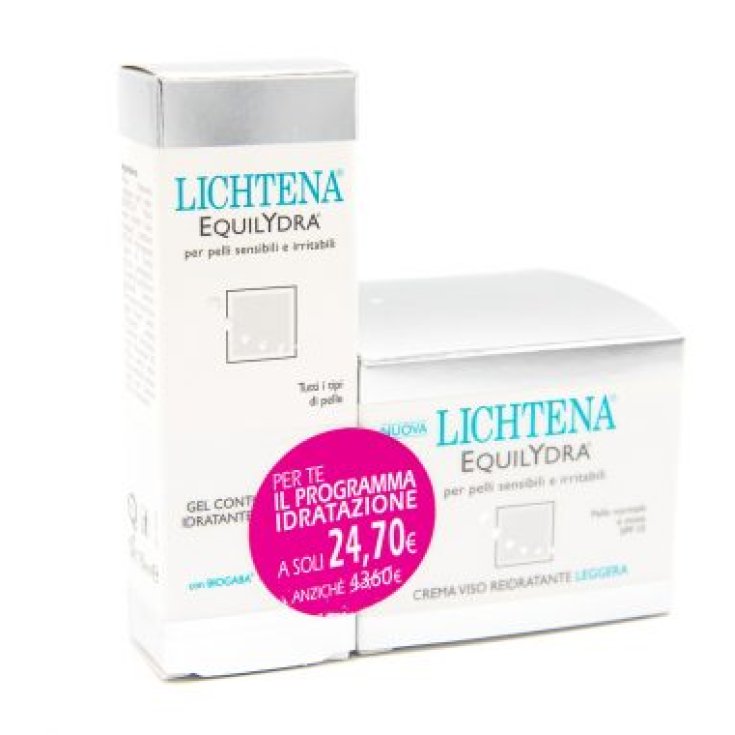 Lichtena Equilydra Light Moisturizing Face Cream + Eye Contour Gel