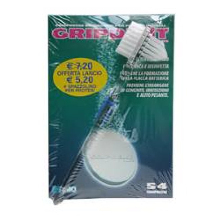 Gripdent Tabs 54 Cleaning Capsules + Prosthesis Brush