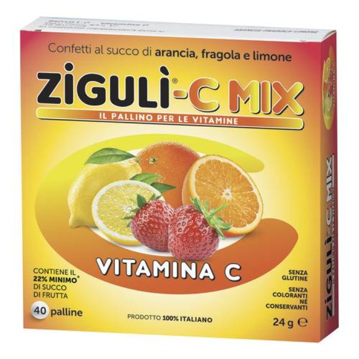 Falqui Ziguli-C Mix Vitamins 40 Balls 24g