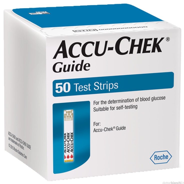Roche Accu-Chek Guide Strips For Glucose Measurement 50 Strips