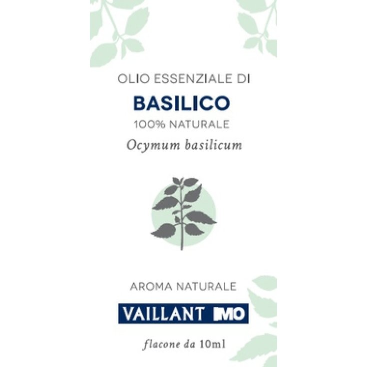 Imo Vaillant Line Essential Oil Of Basil 100% Natural 10ml