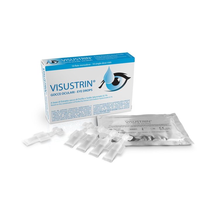 Visustrin® Eye Drops Based On Dry Extract Of Perilla And Sodium Hyaluronate 10 Single-dose Vials Of 0.5ml