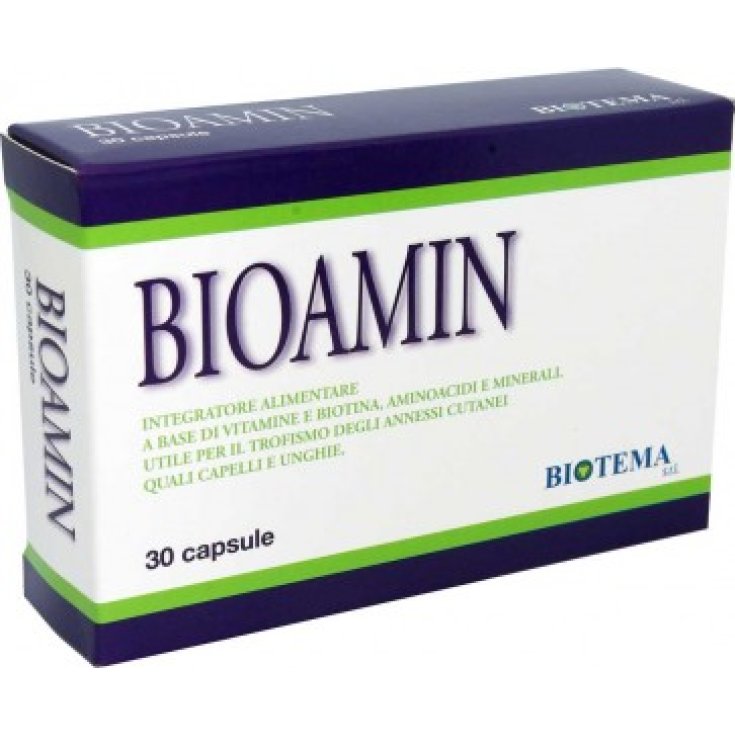Biotema Bioamin - Food Supplement 30 Capsules of 400mg