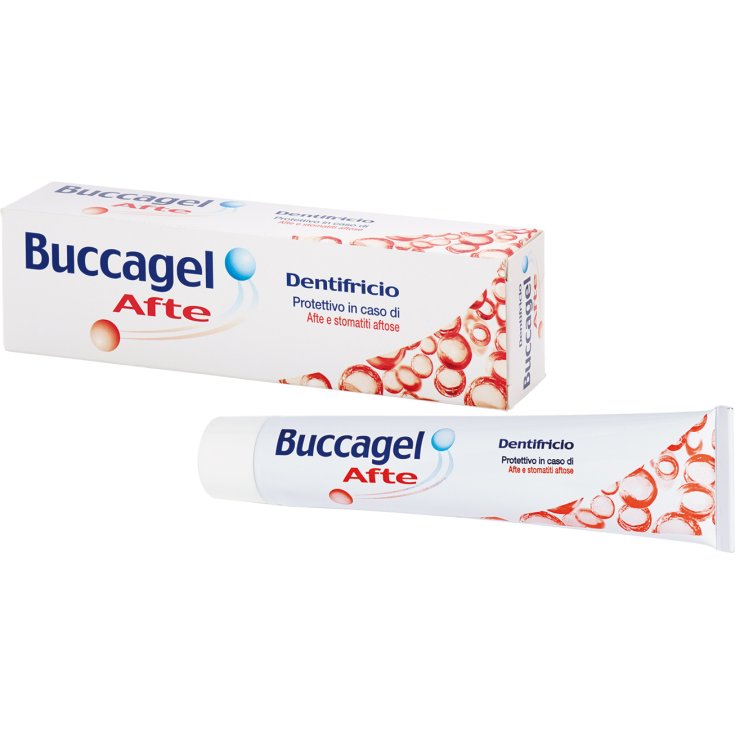 Curaden Buccagel Afte Protective Toothpaste in Case of Afte 50ml