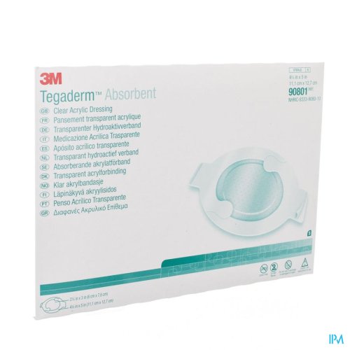 3M Tegaderm Absorbent Dressing 11x12,7cm 5 Pieces