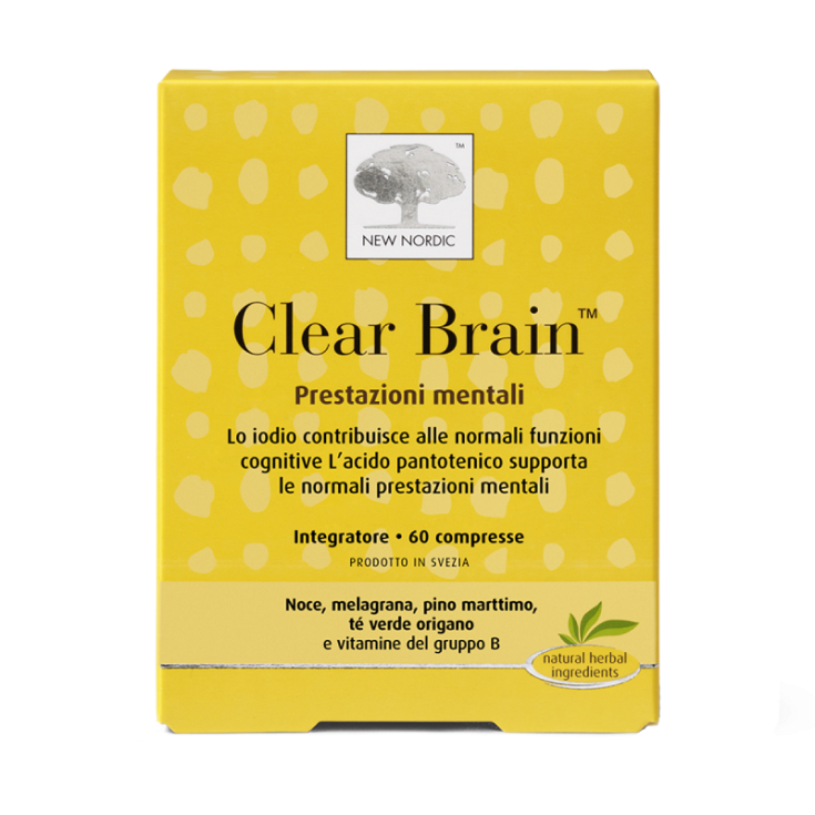 Clear Brain Food Supplement 60 Tablets