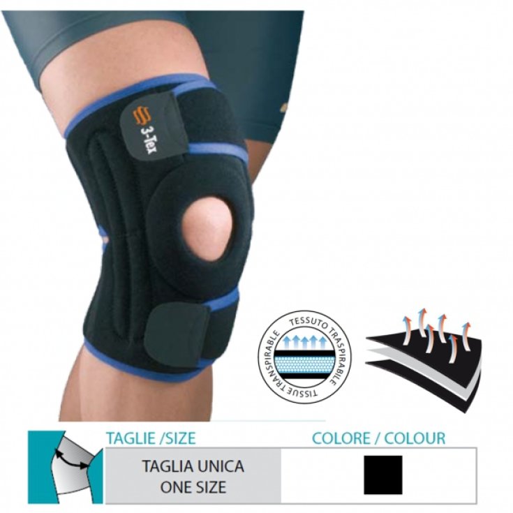Orione 4119 Knee Double Closure Black