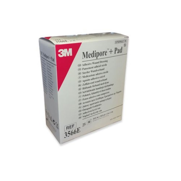 3M Medipore + Sterile Nonwoven Dressing Pad 10x10cm