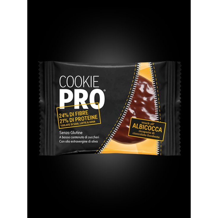 Alevo Cookie Pro Snack Apricot Taste Covered With Dark Chocolate Gluten Free 13.6g