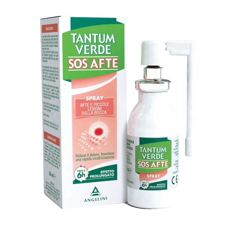 Angelini Tantum Verde Sos Afte Afte Spray Treatment 20ml