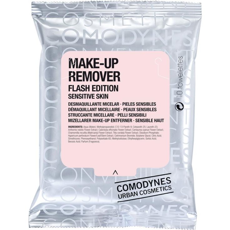 Comodyne Make-Up Remover Flash Edition Sensitive Skin Sensitive Skin 20 Make-up Remover Wipes
