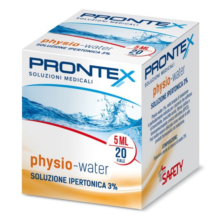 Safaty Orontex Physio-Water Hypertonic Solution 20 Vials Of 5ml