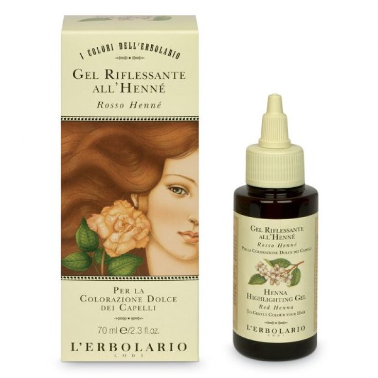 L'Erbolario Reflecting Gel With Red Henna - For Hair Coloring 70ml