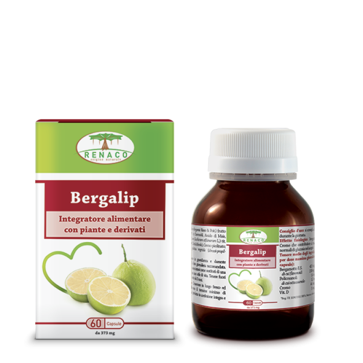 Renaco Italia Bergalip Food Supplement 60 Capsules