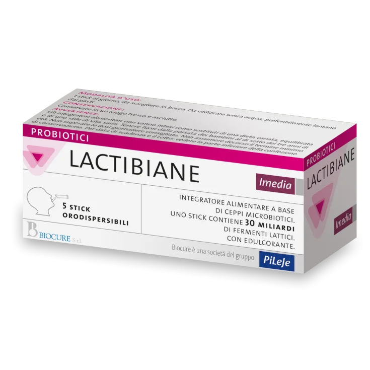 Biocure Lactibiane Imedia Food Supplement 5 Sticks