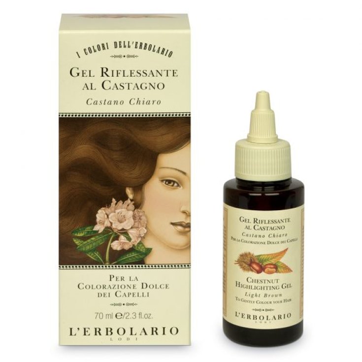 L'Erbolario Light Brown Chestnut Reflecting Gel - For Hair Coloring 70ml