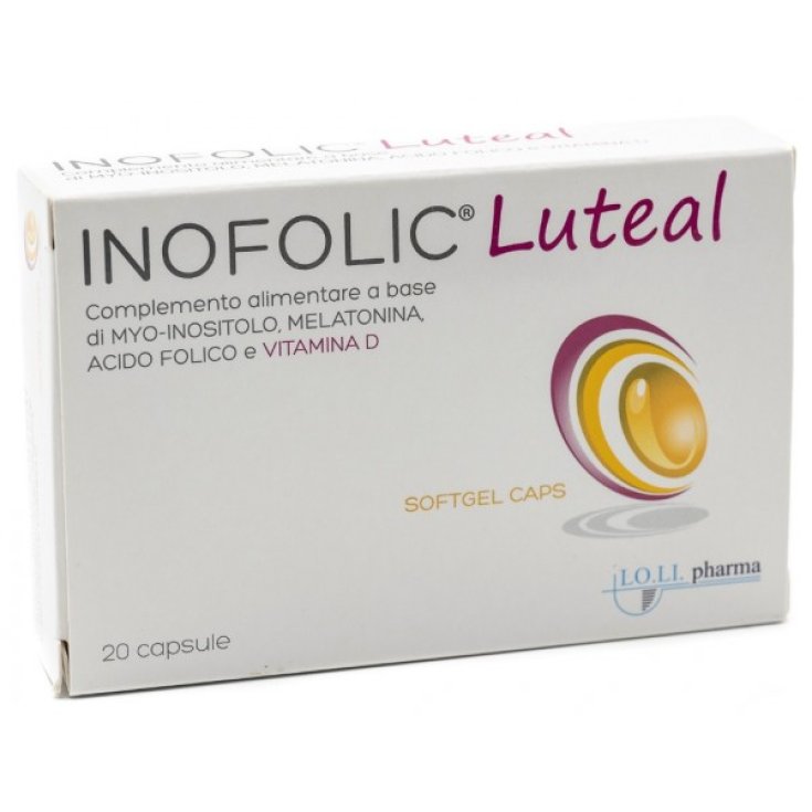 LoLi Pharma Inofolic Luteal Food Supplement 20 Soft Tablets