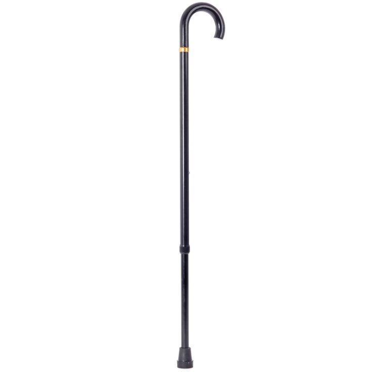 Stick Height Adjustable Curved Handle