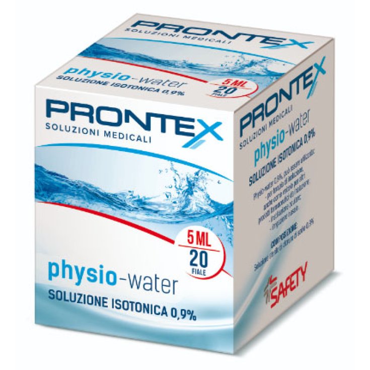 Safety Prontex Physio-Water Isotonic Solution 20 Vials of 5ml