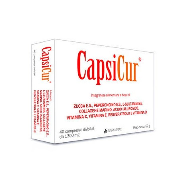 Interfarmac Capsicur Food Supplement Gluten Free 40 Tablets
