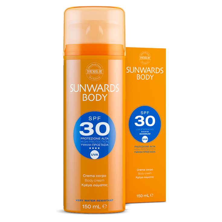 Synchroline Sunwards Body Cream High Protection Spf30 150ml