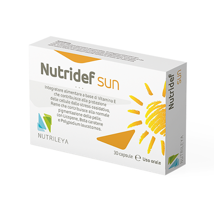 Nutrileya Nutridef Sun Food Supplement 30 Capsules