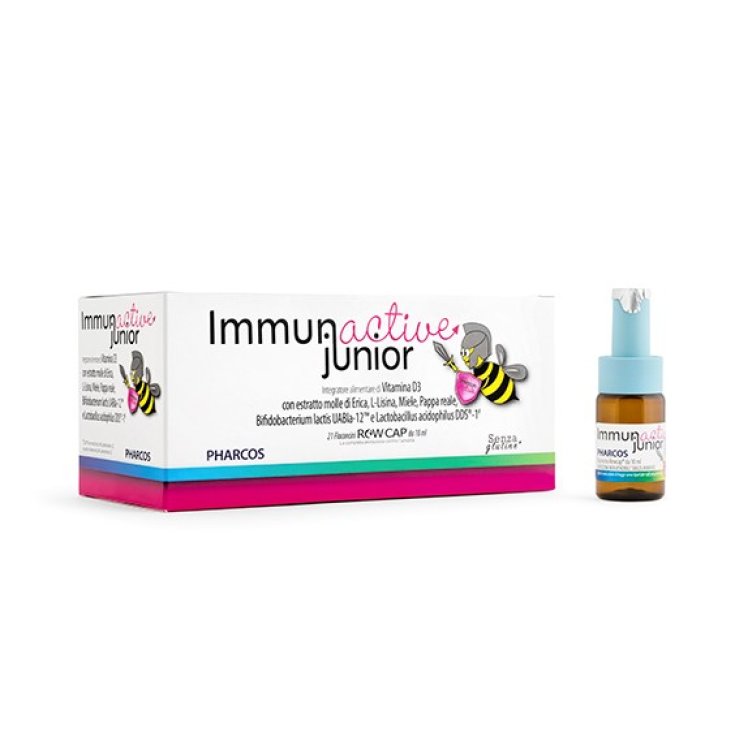 Pharcos Immunactive Junior Food Supplement 21 Vials 10ml