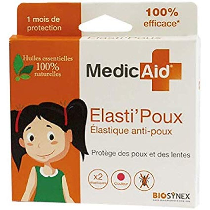 Medic-Aid® Elasti'Poux Elastic Anti Lice 2 Pieces