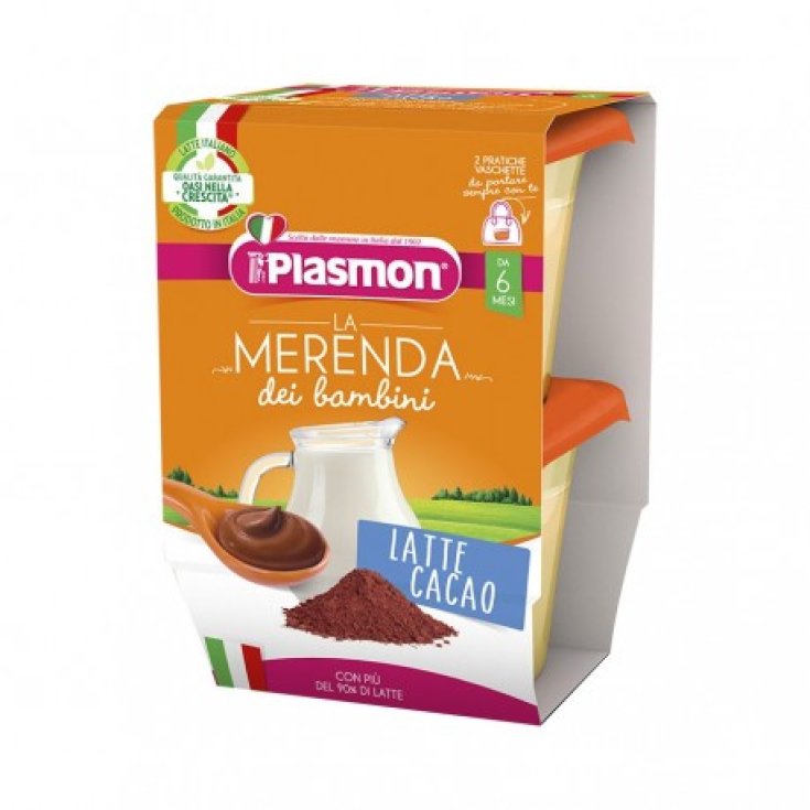 Plasmon Children's Snack Milk And Cocoa 2x120g