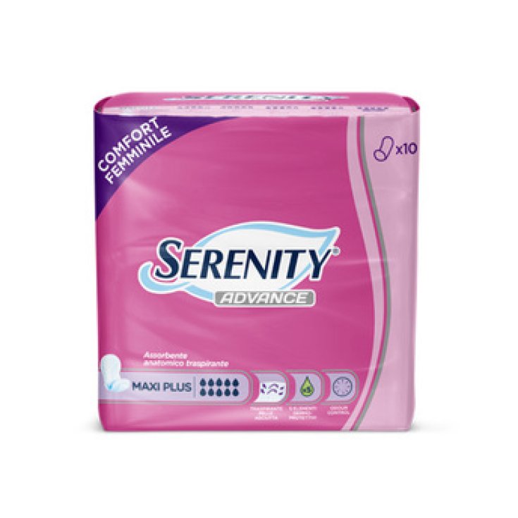 Serenity Advance Maxi Plus Anatomical Absorbent 10 Absorbents