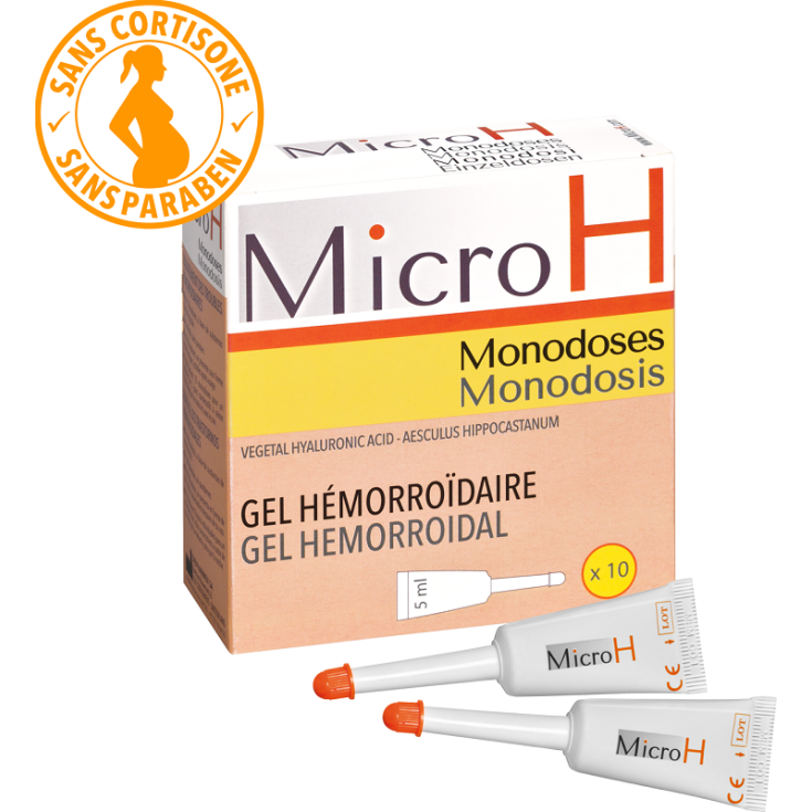 Micro H Monodose Hemorrhoid Gel 10 Single-dose Packs