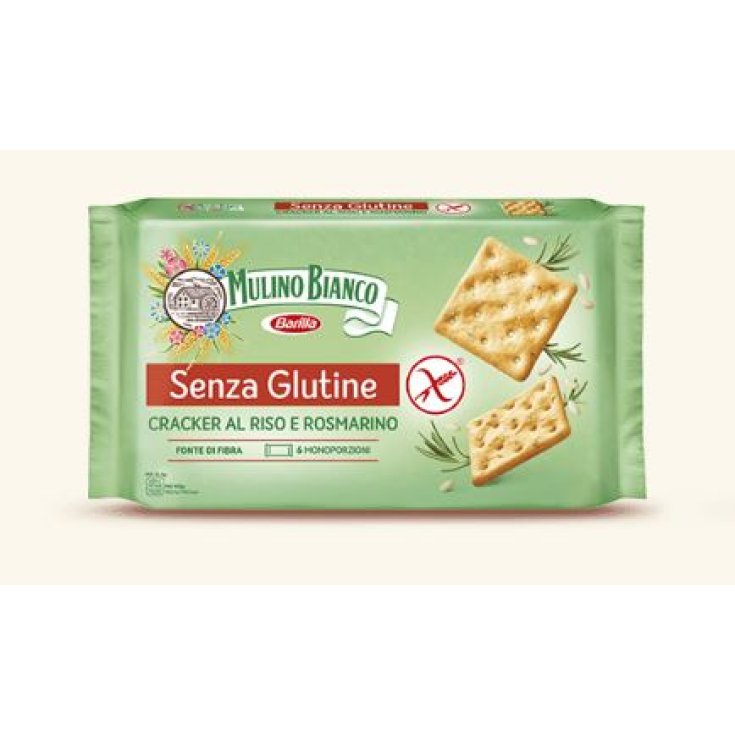 Mulino Bianco Rice And Rosemary Crackers Gluten Free 200g
