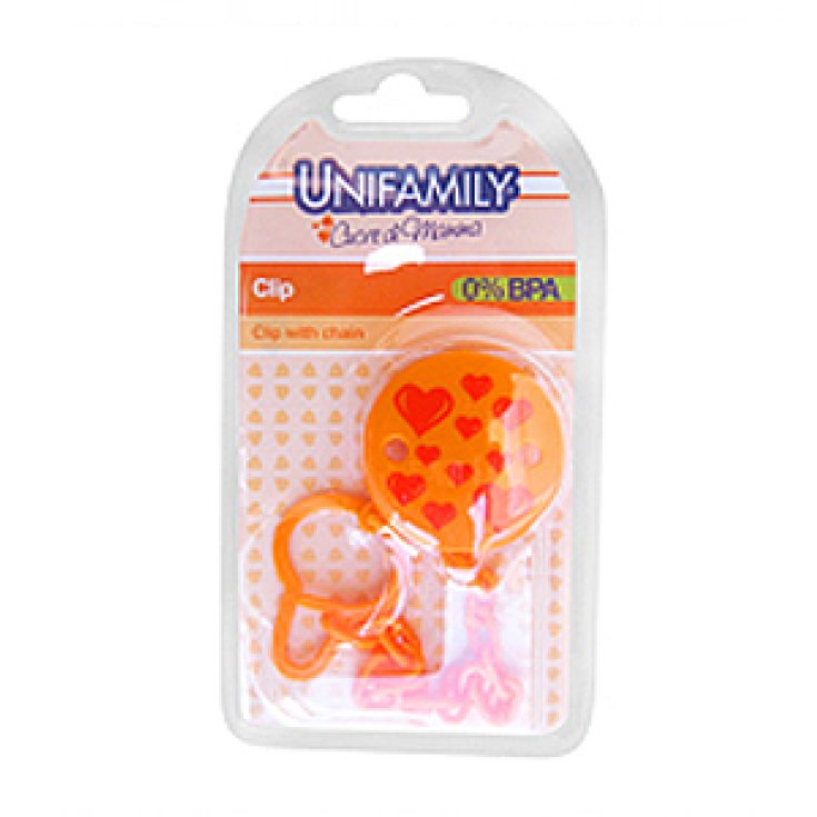 Unifamily Clip With Orange Chain 1 Piece
