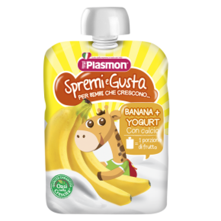 Plasmon Squeezer And Enjoy Banana And Yogurt 85g