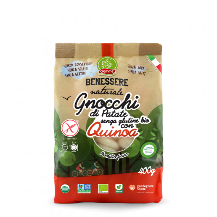 Ciemme Natural Wellness Organic Gluten Free Potato Gnocchi With Quinoa 400g