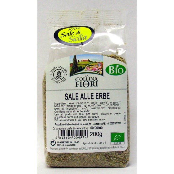 La Collina Dei Fiori Salt With Herbs Gluten Free Organic 200g