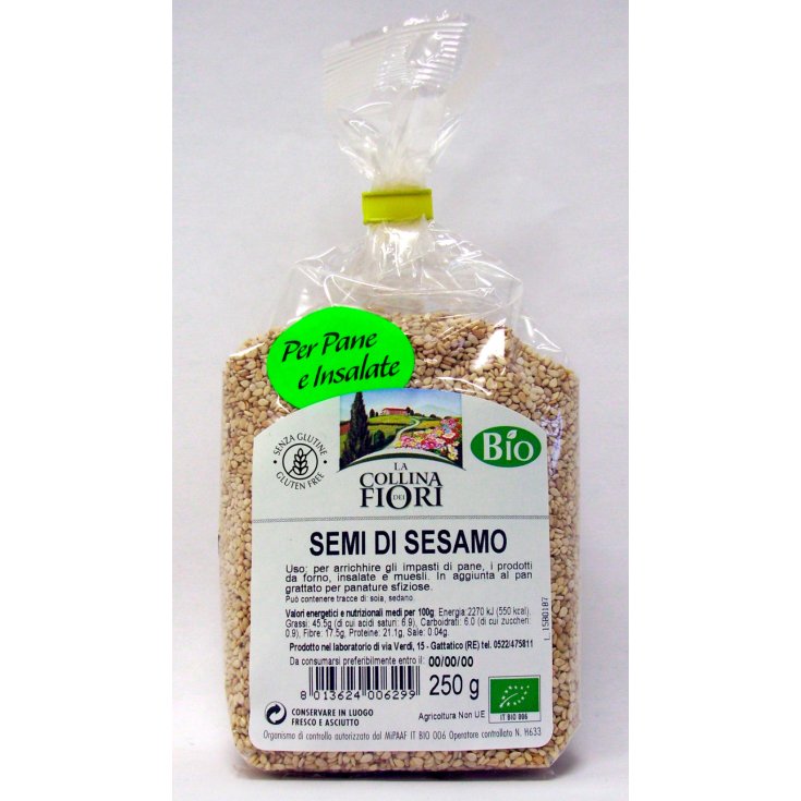 La Collina Dei Fiori Organic Gluten Free Sesame Seeds 250g