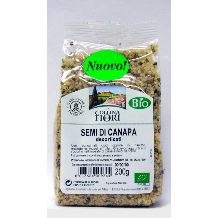 La Collina Di Hemp Organic Decorticated Hemp Seeds Gluten Free 200g