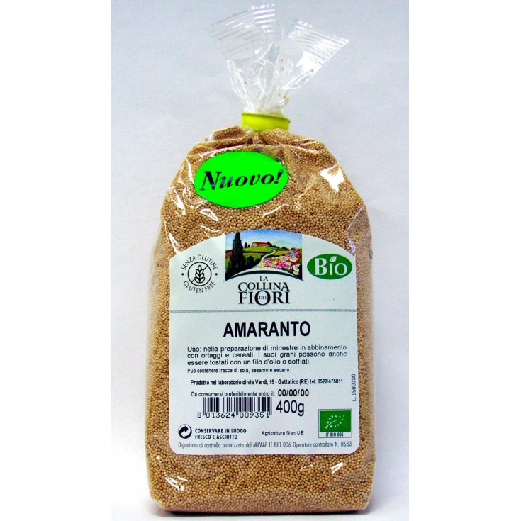 La Collina Dei Fiori Organic Amaranth Gluten Free 400g