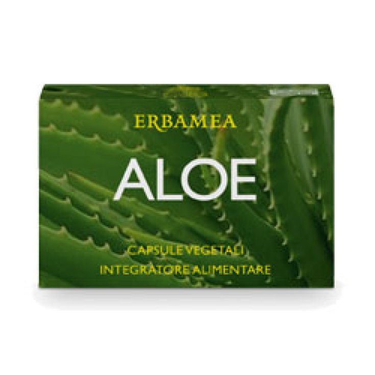 Erbamea Aloe Food Supplement 24 Vegetable Capsules
