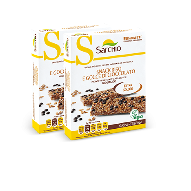 Sarchio Snack Rice And Chocolate Drops 80g