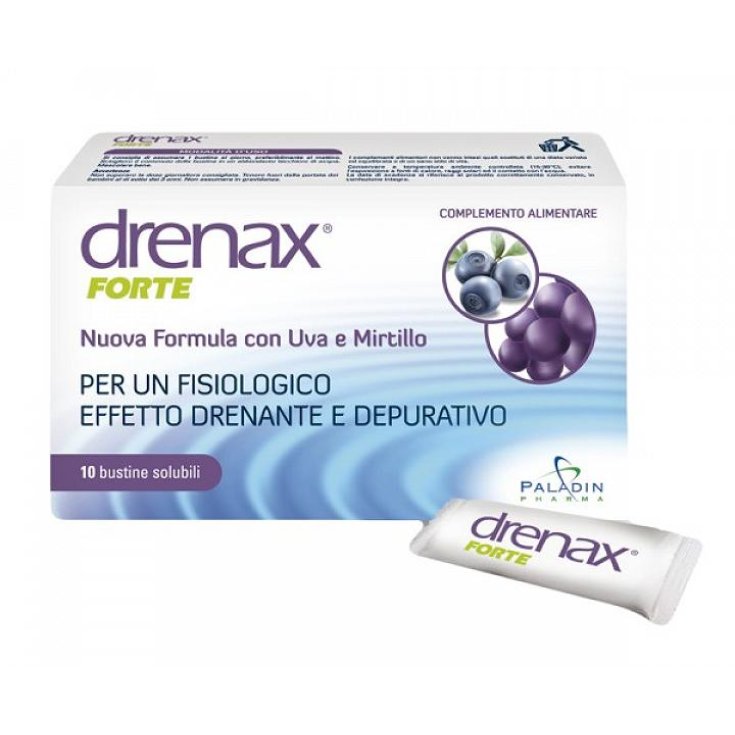 Drenax Forte Blueberry Food Supplement 15 Stick Pack