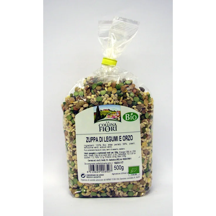 La Collina Dei Fiori Soup With Legumes And Organic Barley 500g