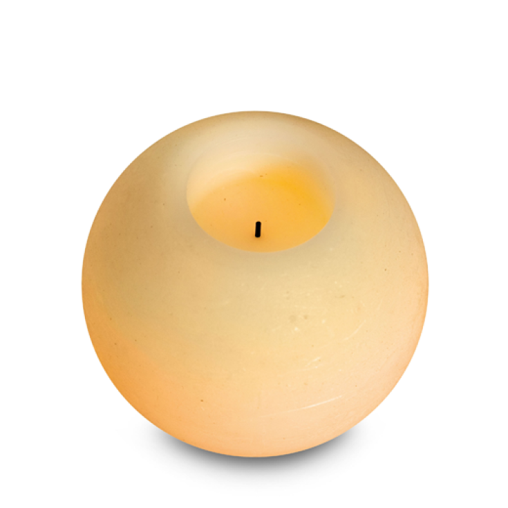 Innoliving Medium Spherical Led Candle In Real Wax