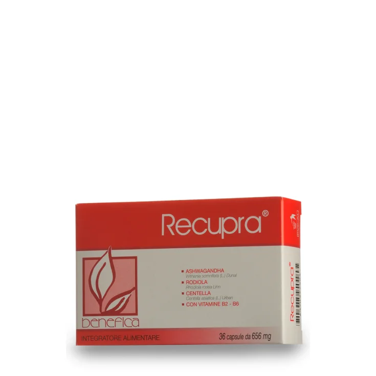Benefica Recupra Food Supplement 36 Vegetable Capsules