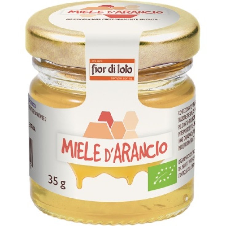 Fior Di Loto Mini Organic Orange Honey 35g